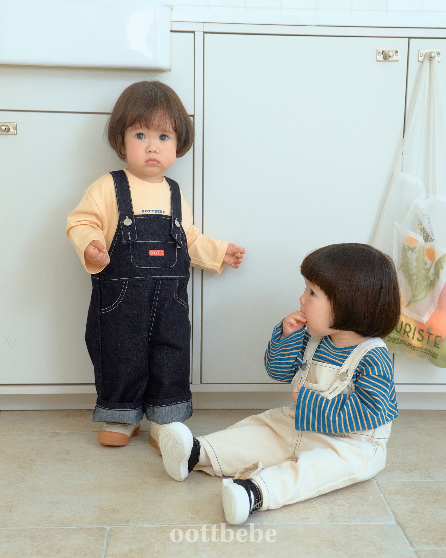 韓國童裝 | OT25327 Denim Overall