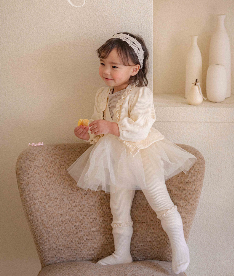 現貨▷ Oren Baby Cardigan & Tutu Skirt Leggings (80)