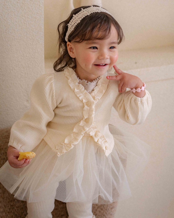 現貨▷ Oren Baby Cardigan & Tutu Skirt Leggings (80)