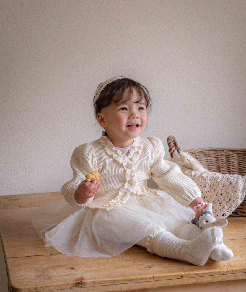 現貨▷ Oren Baby Cardigan & Tutu Skirt Leggings (80)
