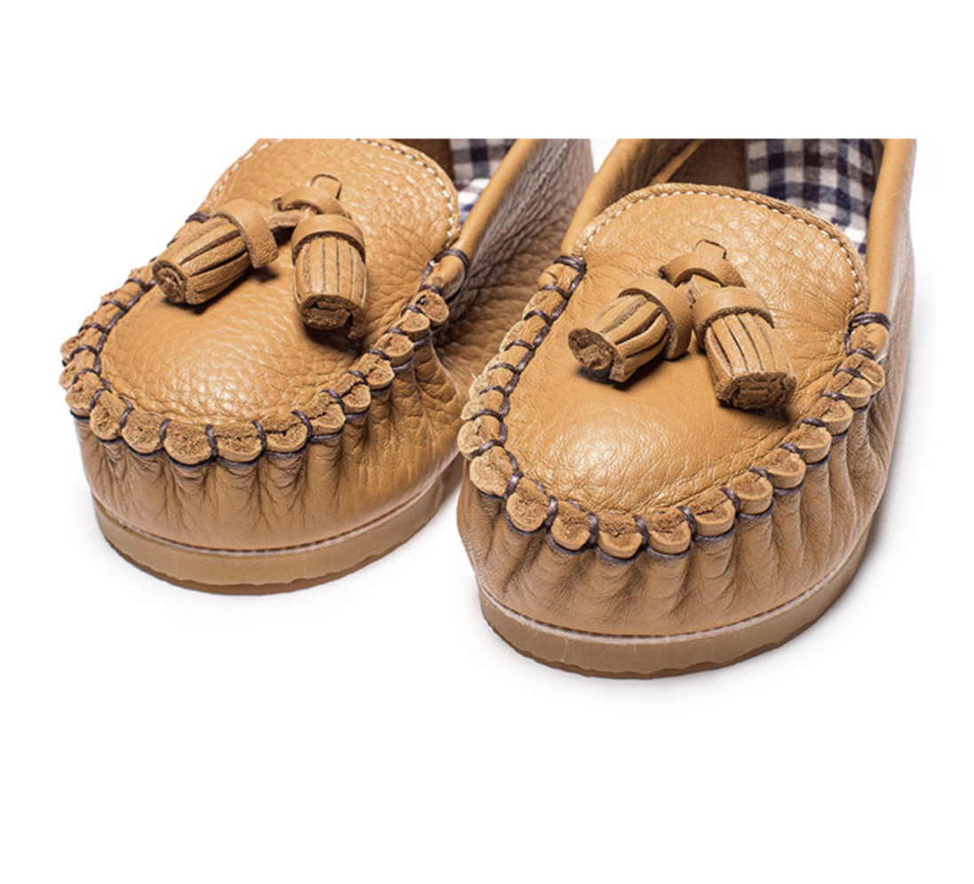 9月團) 韓國手工真皮鞋團 Loafer camel