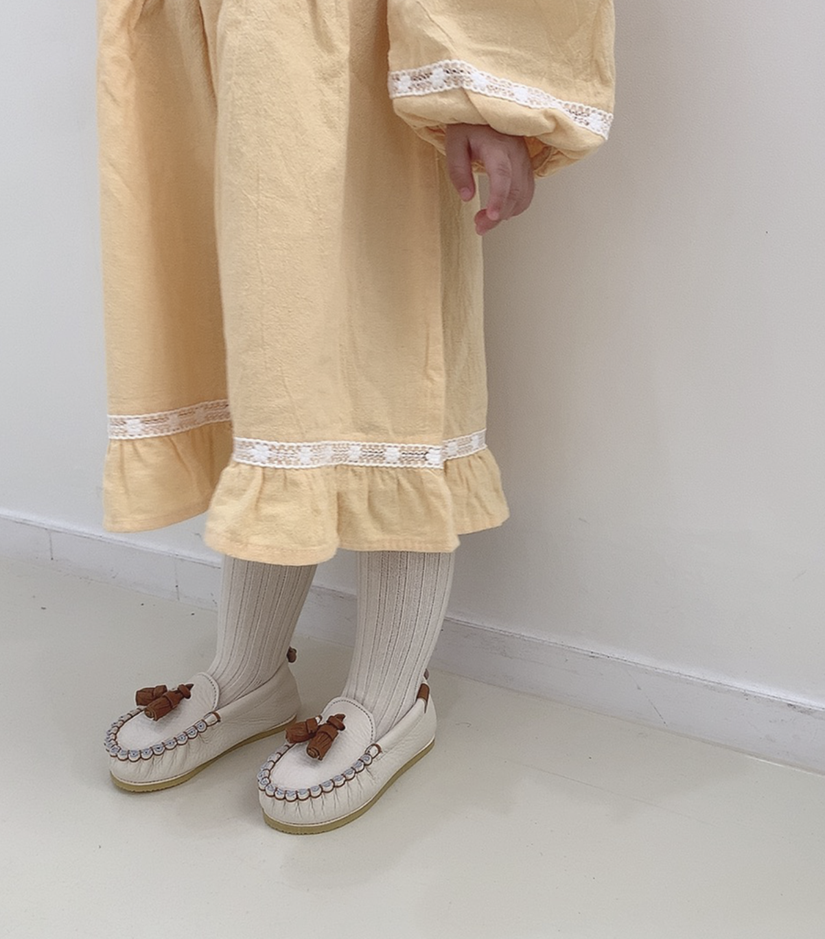 9月團) 韓國手工真皮鞋團 Loafer creamTann