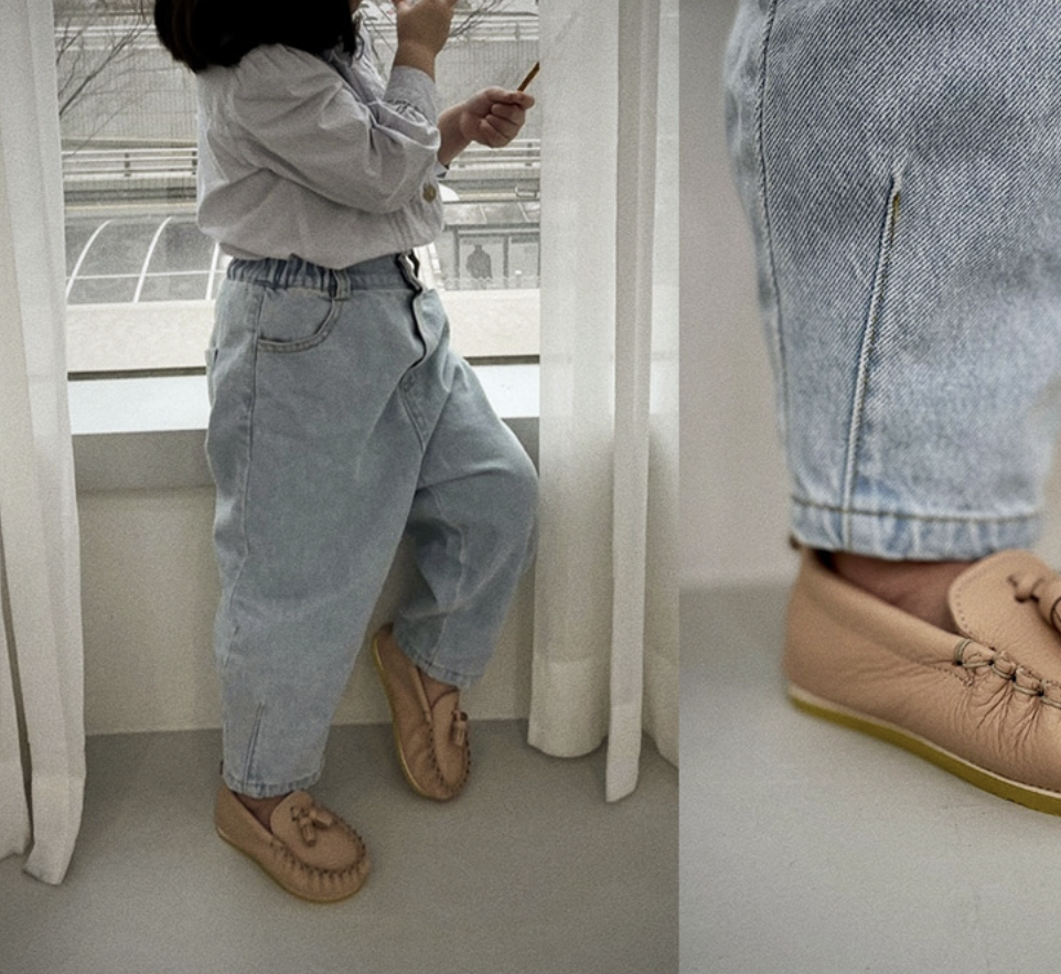 9月團) 韓國手工真皮鞋團 Loafer pinkBeige