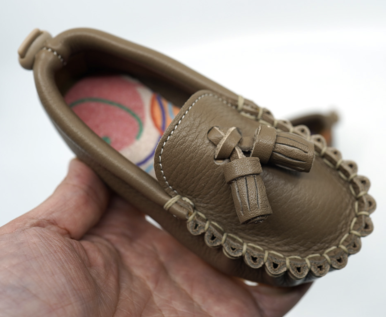 9月團) 韓國手工真皮鞋團 Loafer cappuccino