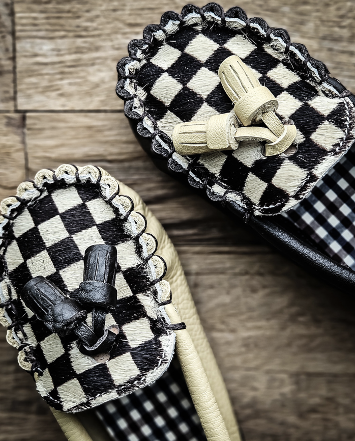 9月團) 韓國手工真皮鞋團 Loafer brownCheck