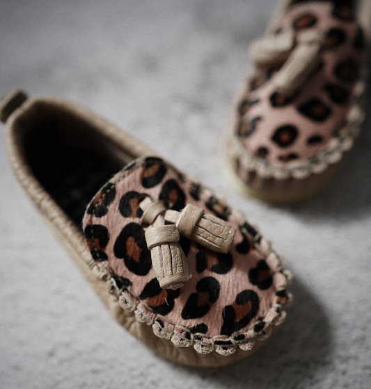 韓國手工真皮鞋 Loafer pinkPanther