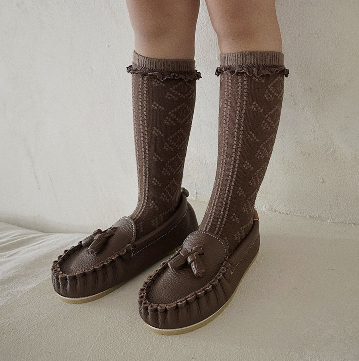9月團) 韓國手工真皮鞋團 Loafer deepBrown