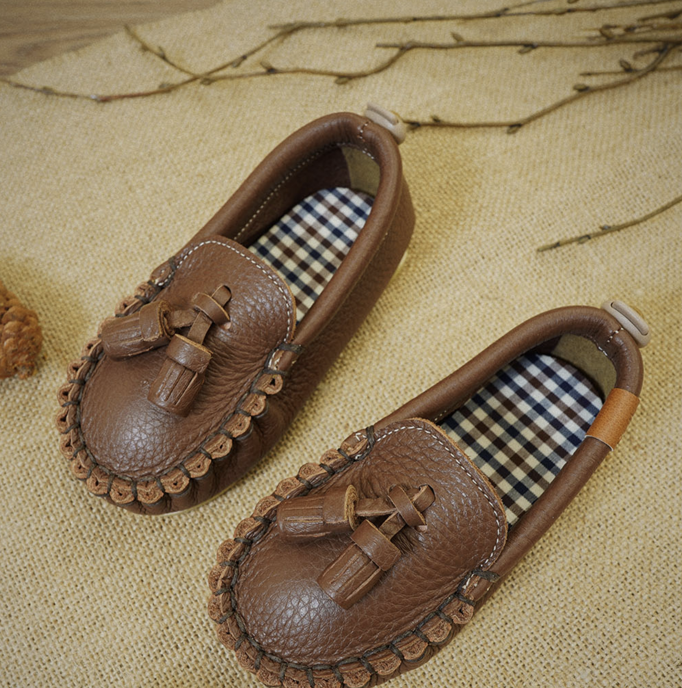9月團) 韓國手工真皮鞋團 Loafer deepBrown