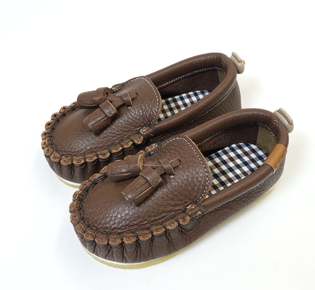 9月團) 韓國手工真皮鞋團 Loafer deepBrown