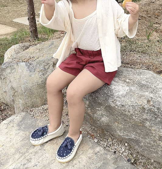 韓國手工真皮鞋 Loafer vintageDenim