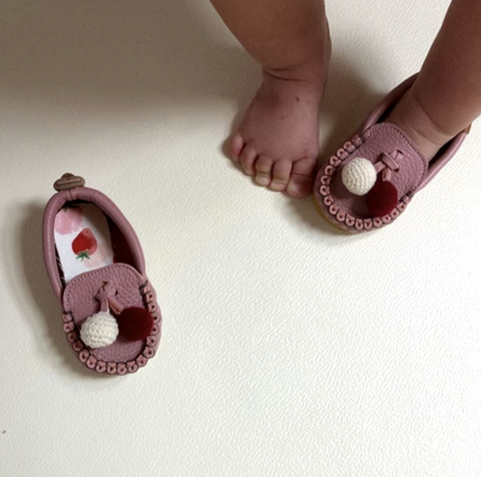 韓國手工真皮鞋 Loafer yuiPink