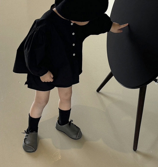 韓國手工真皮鞋 Milo Grey