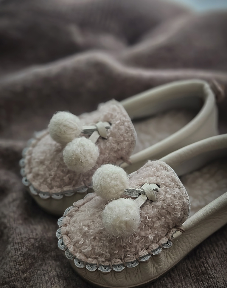 9月團) 韓國手工真皮鞋團 Loafer snowcream