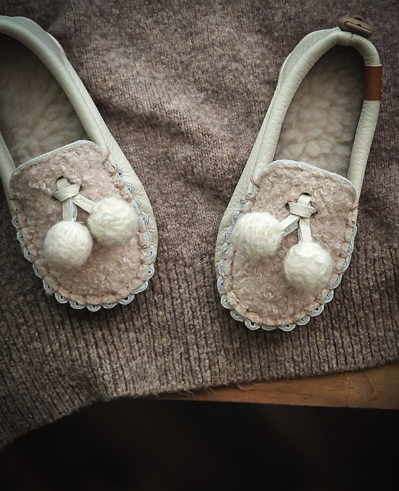 9月團) 韓國手工真皮鞋團 Loafer snowcream