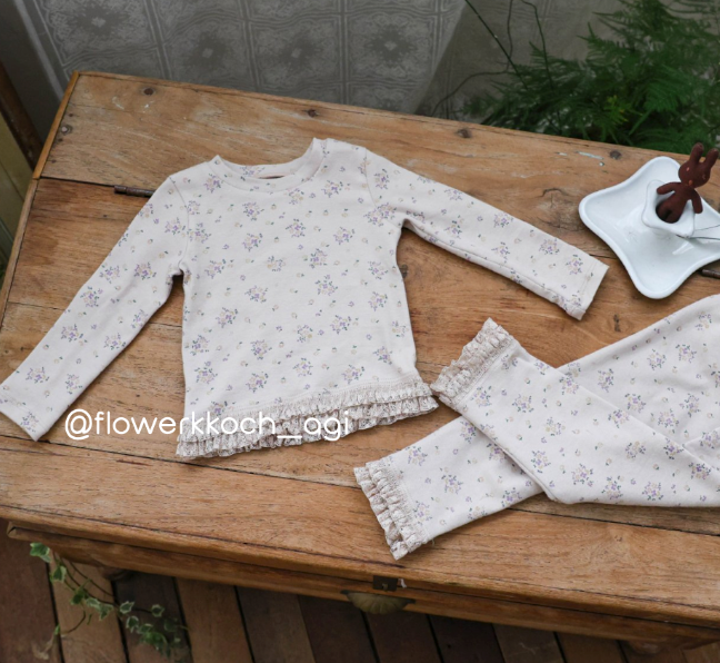 韓國童裝 25秋 | FU25361 Baby De FLO Baby Set