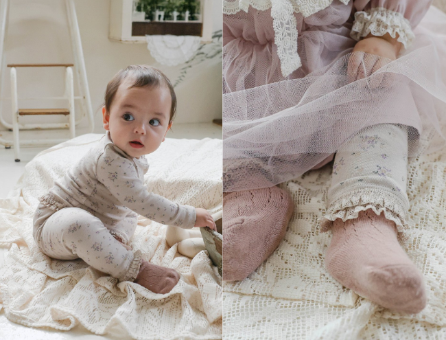 韓國童裝 25秋 | FU25361 Baby De FLO Baby Set