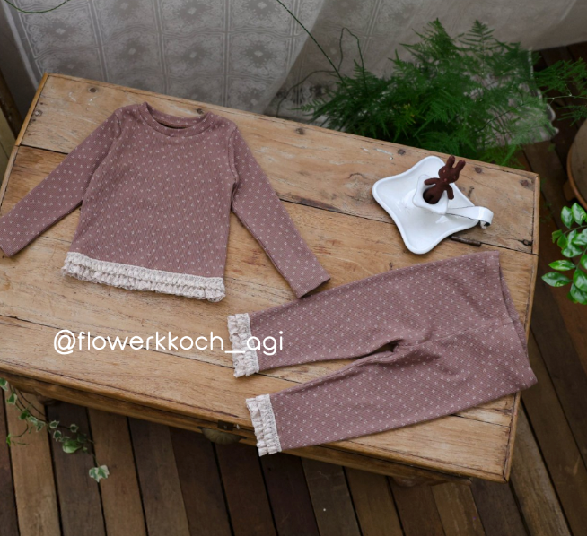 韓國童裝 25秋 | FU25361 Baby De FLO Baby Set