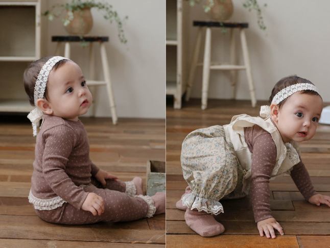 韓國童裝 25秋 | FU25361 Baby De FLO Baby Set
