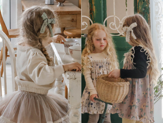 韓國童裝 25秋 | FU25350 Chloe hairpin - 4 colors