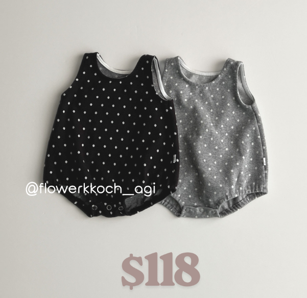 韓國童裝 25秋 | LD253 Dot Dot Suit