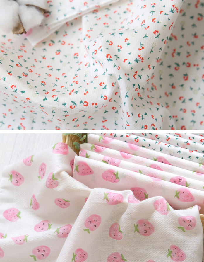25FW 室內服團購 (30/9截單) Strawberry Bamboo 透氣竹纖手帕10入