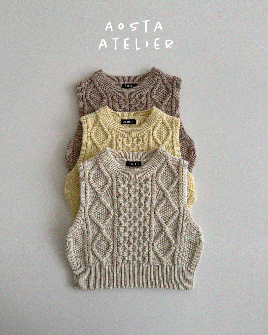 現貨▷ 韓國童裝 25春 | AO25110 VEST (2-3y)