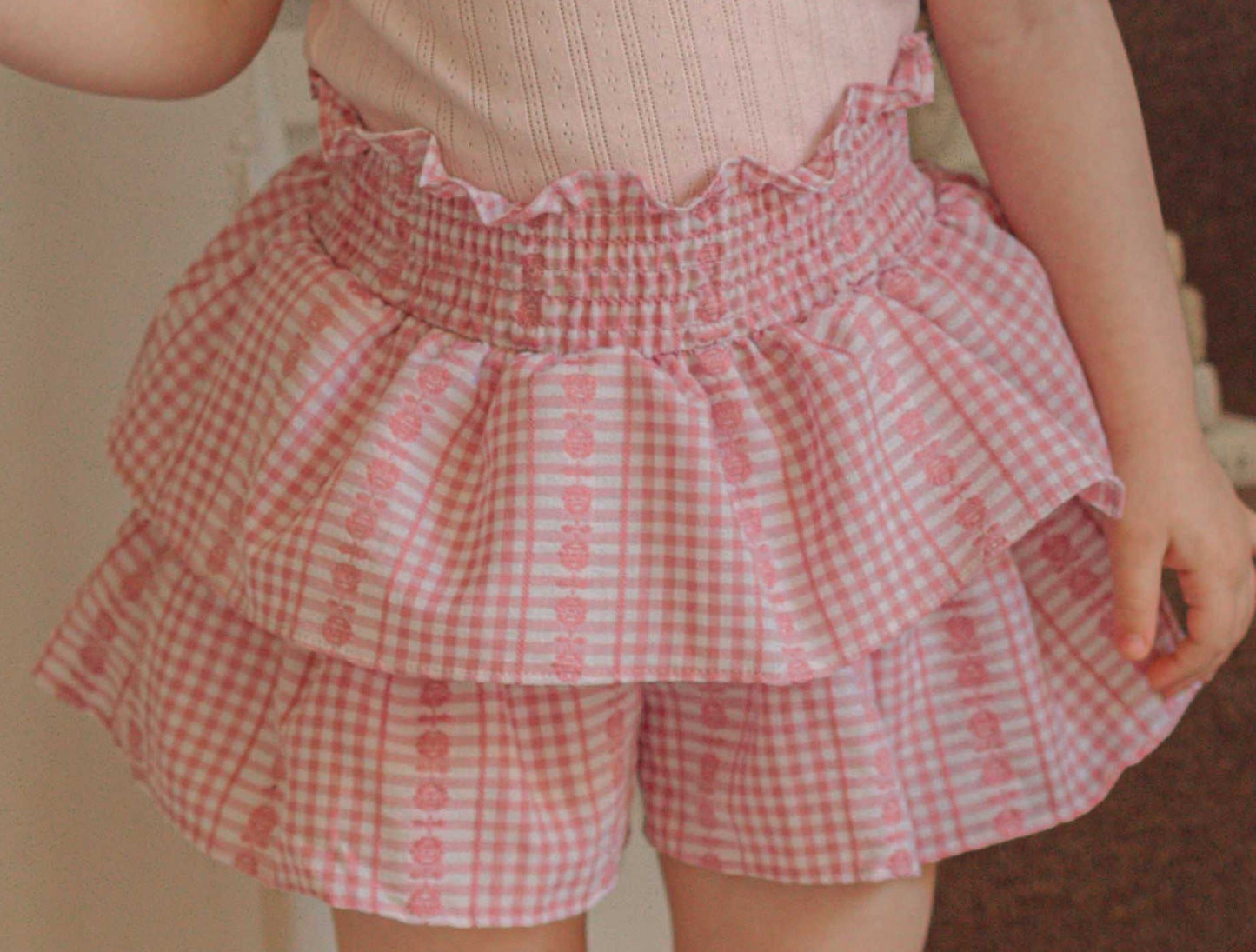 韓國童裝 26夏| CR24 Check Cancan Pants (80-125cm)