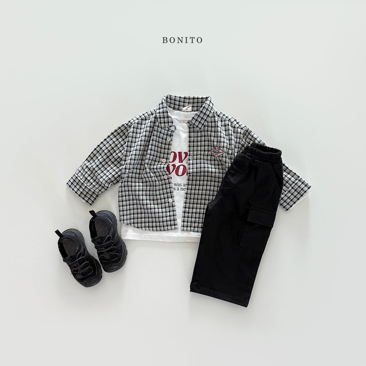 韓國童裝 25秋| BT25341 POCKET PANTS (70-140CM)