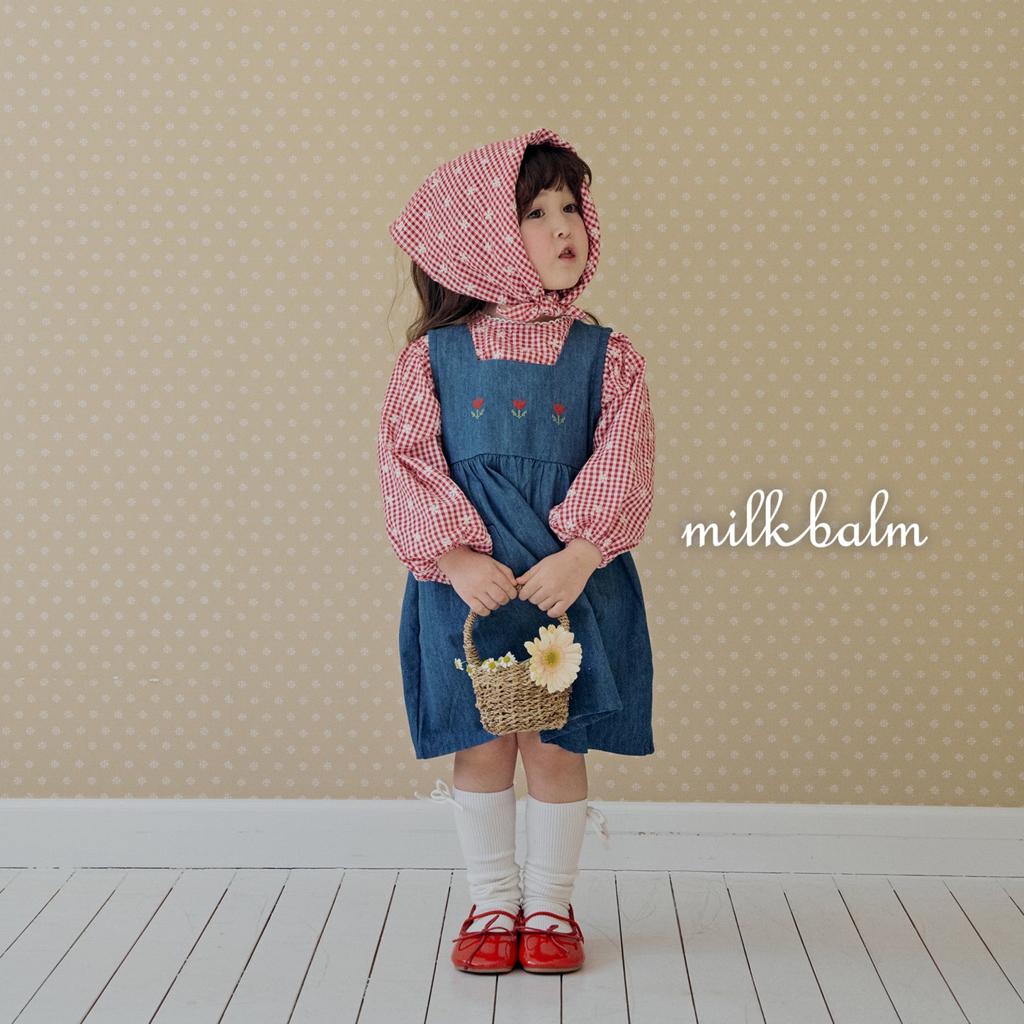 韓國童裝 26SS| MK08 Tulip Denim OPS (75-125cm)