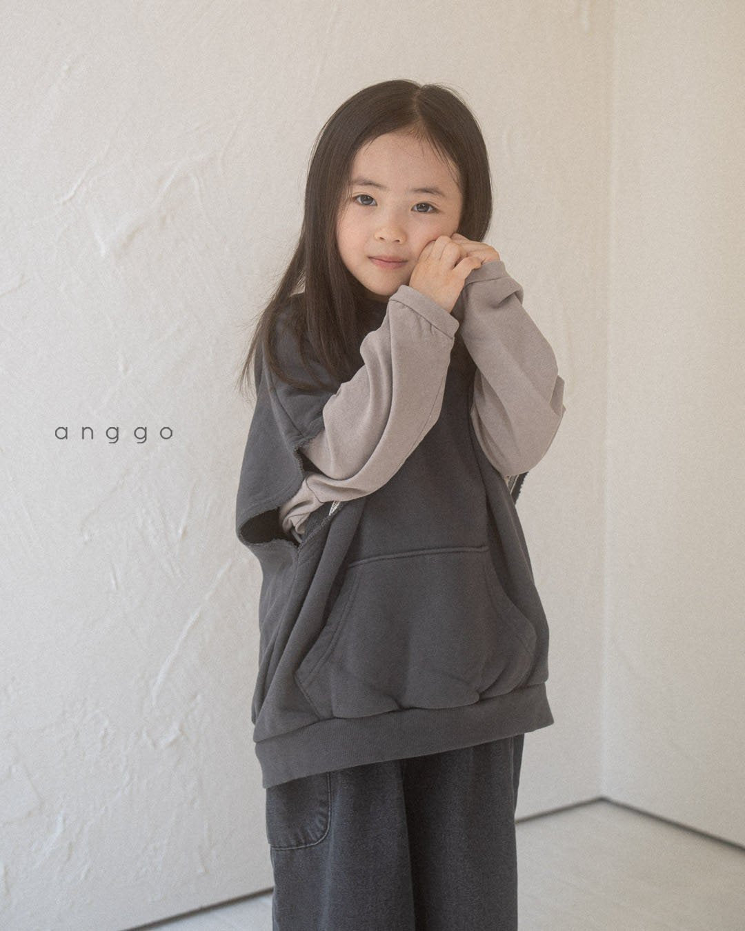 現貨▷ 韓國童裝 24秋 | Anggo Kids hoodie - FLO | FLOWERKKOCH