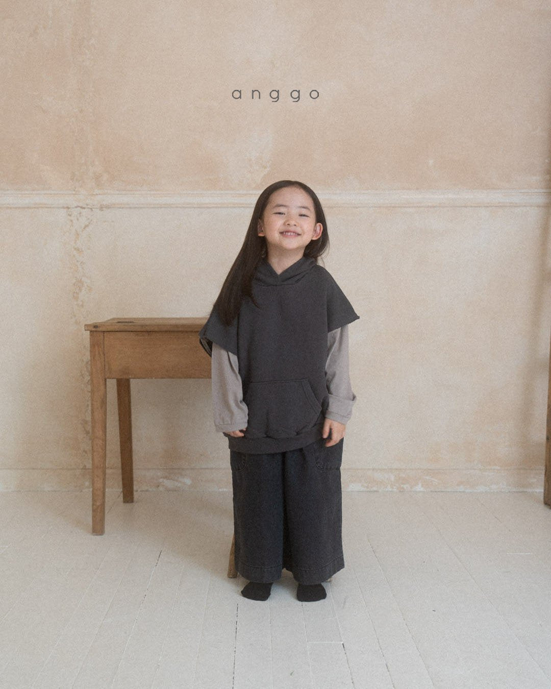 現貨▷ 韓國童裝 24秋 | Anggo Kids hoodie - FLO | FLOWERKKOCH