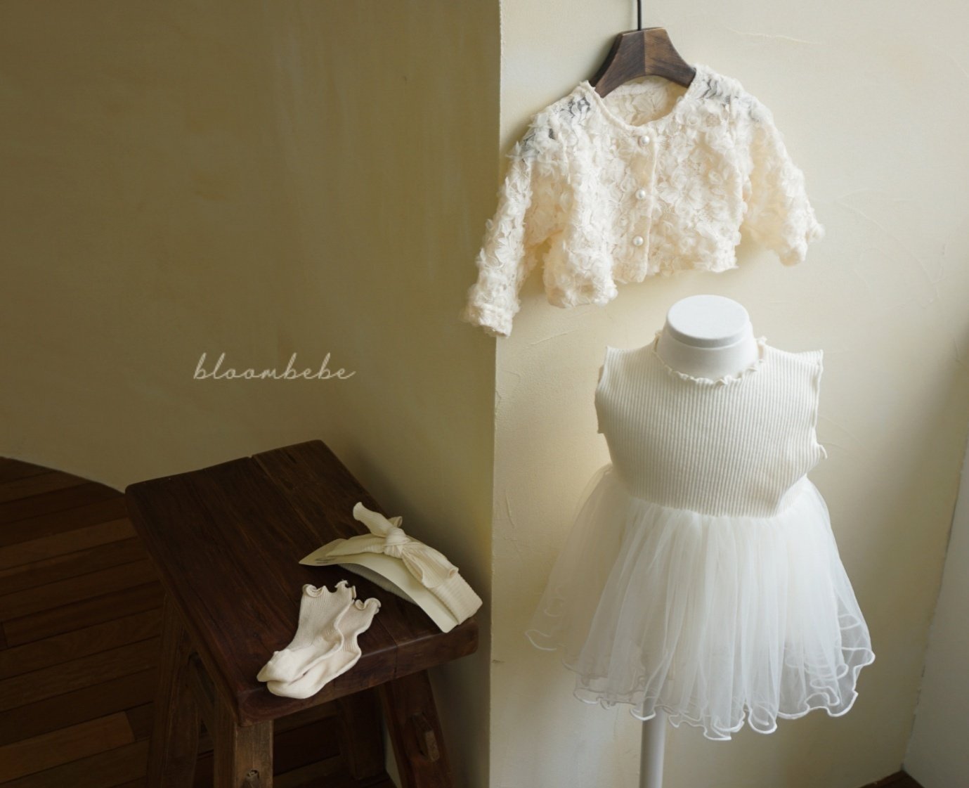 現貨▷ 韓國童裝 24秋 | Bloombebe Floral Set 百日宴 生日之選 - FLO | FLOWERKKOCH