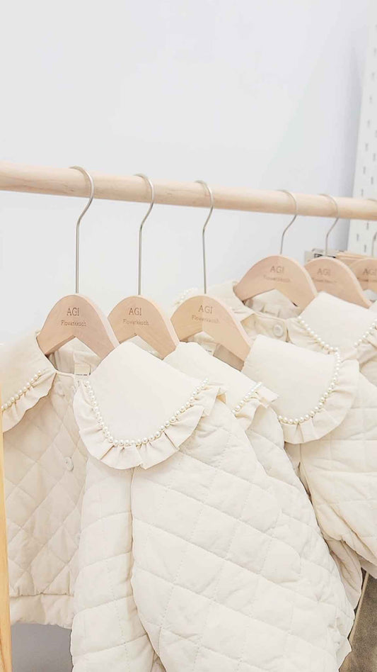 現貨▷ 韓國童裝 24秋冬 | MA23401 Marron Pearl Padding 溫暖高質 即納 最後庫存! - FLO | FLOWERKKOCH