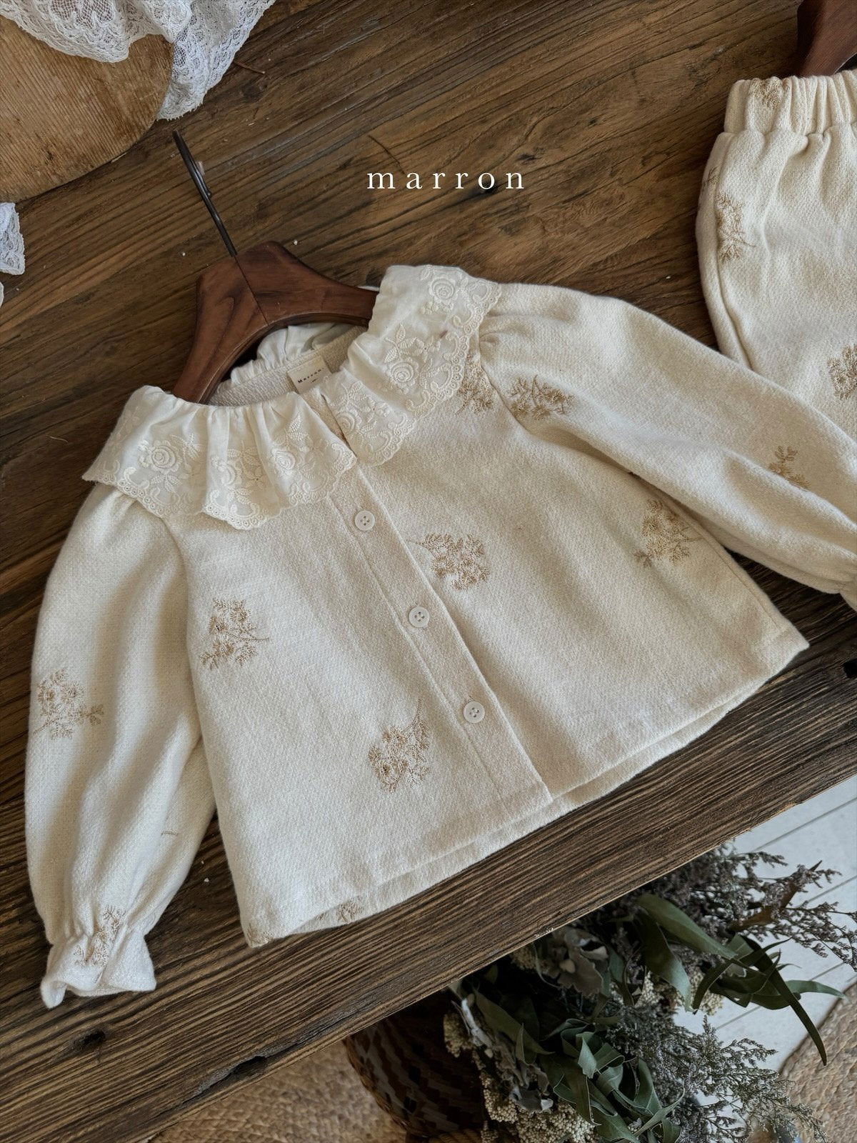 韓國童裝 24秋冬 | MA24420 ANN BLOUSE - FLO | FLOWERKKOCH