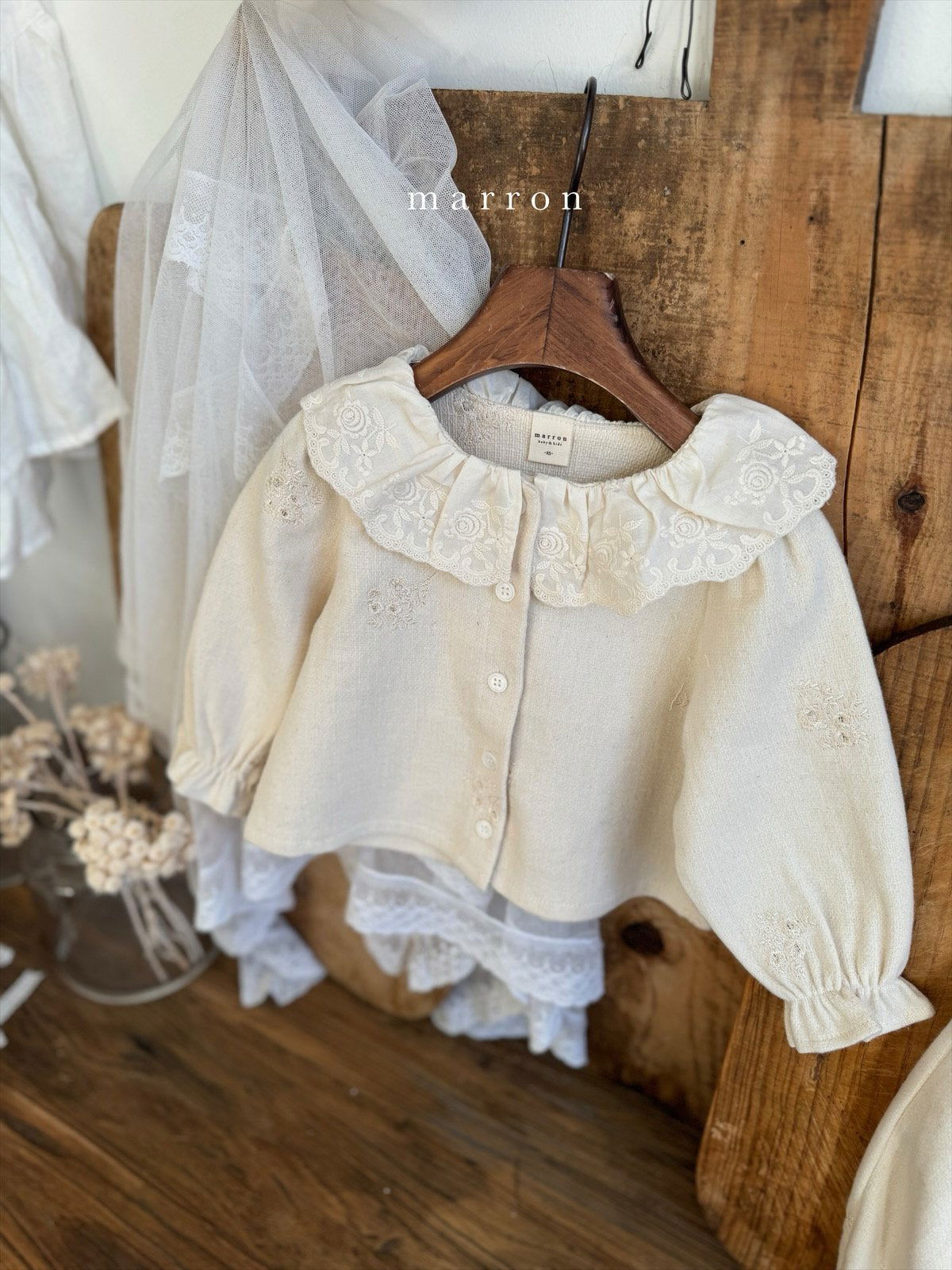 韓國童裝 24秋冬 | MA24420 ANN BLOUSE - FLO | FLOWERKKOCH
