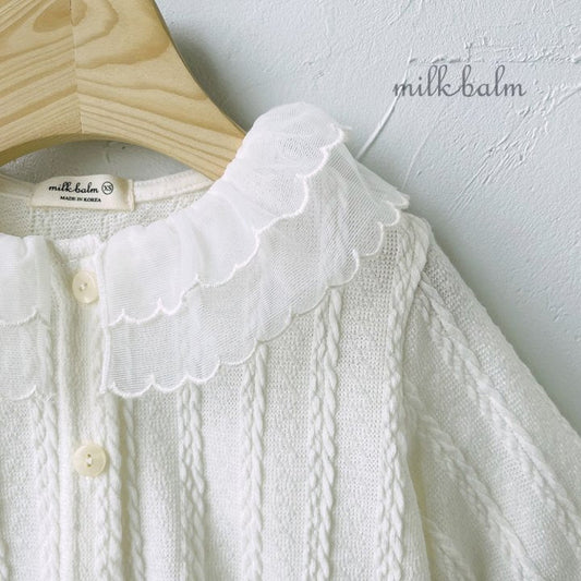 韓國童裝 24秋 | Milkbalm Sylvia Cardigan - FLO | FLOWERKKOCH