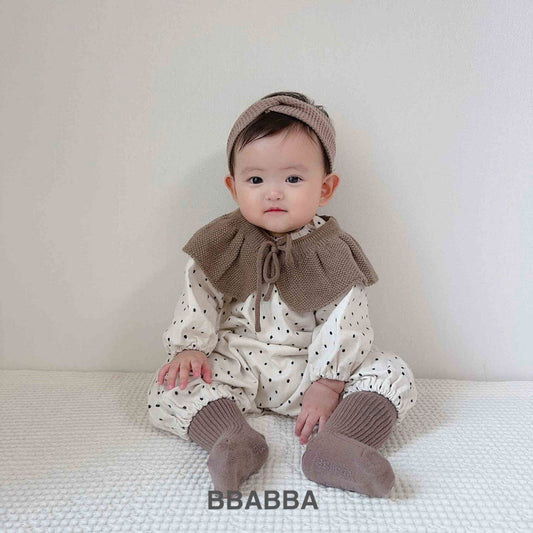 韓國童裝 24秋冬 | bbabba Knit cape BA244013 - FLO | FLOWERKKOCH