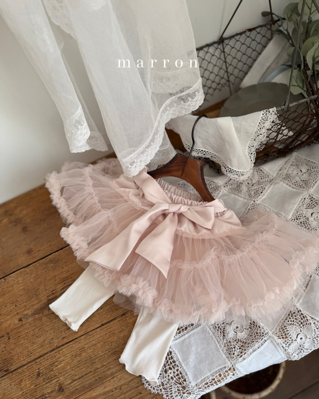 現貨▷ 韓國童裝 Cancan Skirt with leggings (90-110)