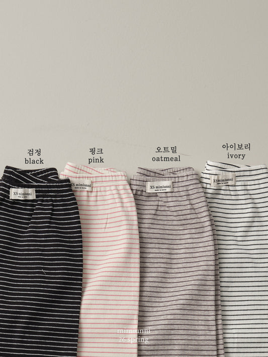 必買 1+1 春季 Stripe easy Pants 羅紋細條紋微束口褲 \\2件同款只需要1件價錢//