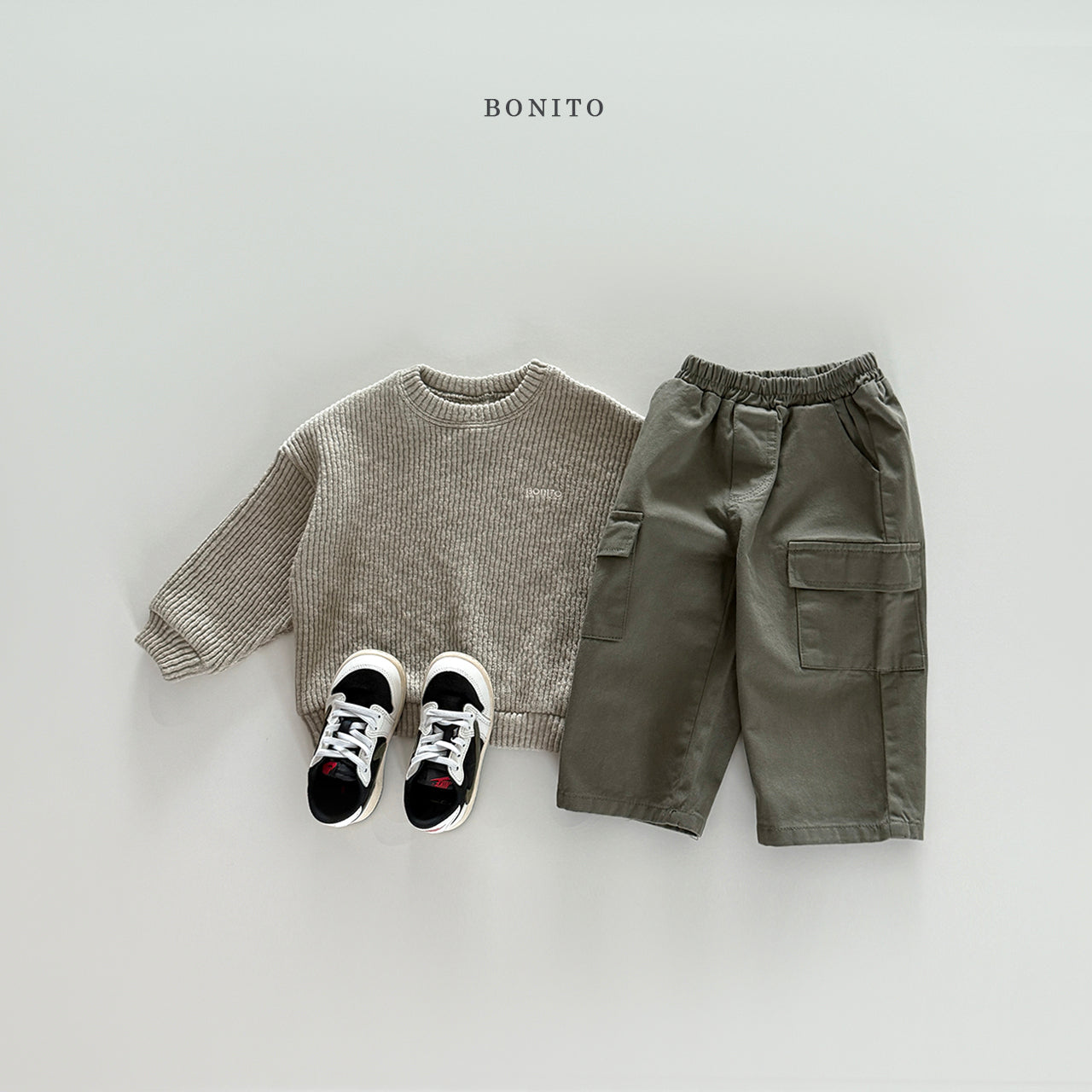 韓國童裝 25秋| BT25313 KNIT MTM (70-140CM)