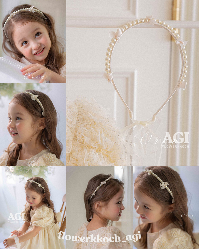 韓國童裝 26春 | OR17 Etta Pearl Headband