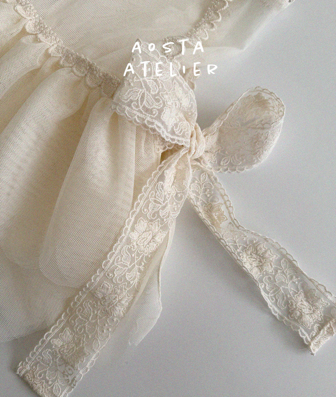 現貨▷ 韓國童裝 25春 | AO25115 LACE VEST (free size)