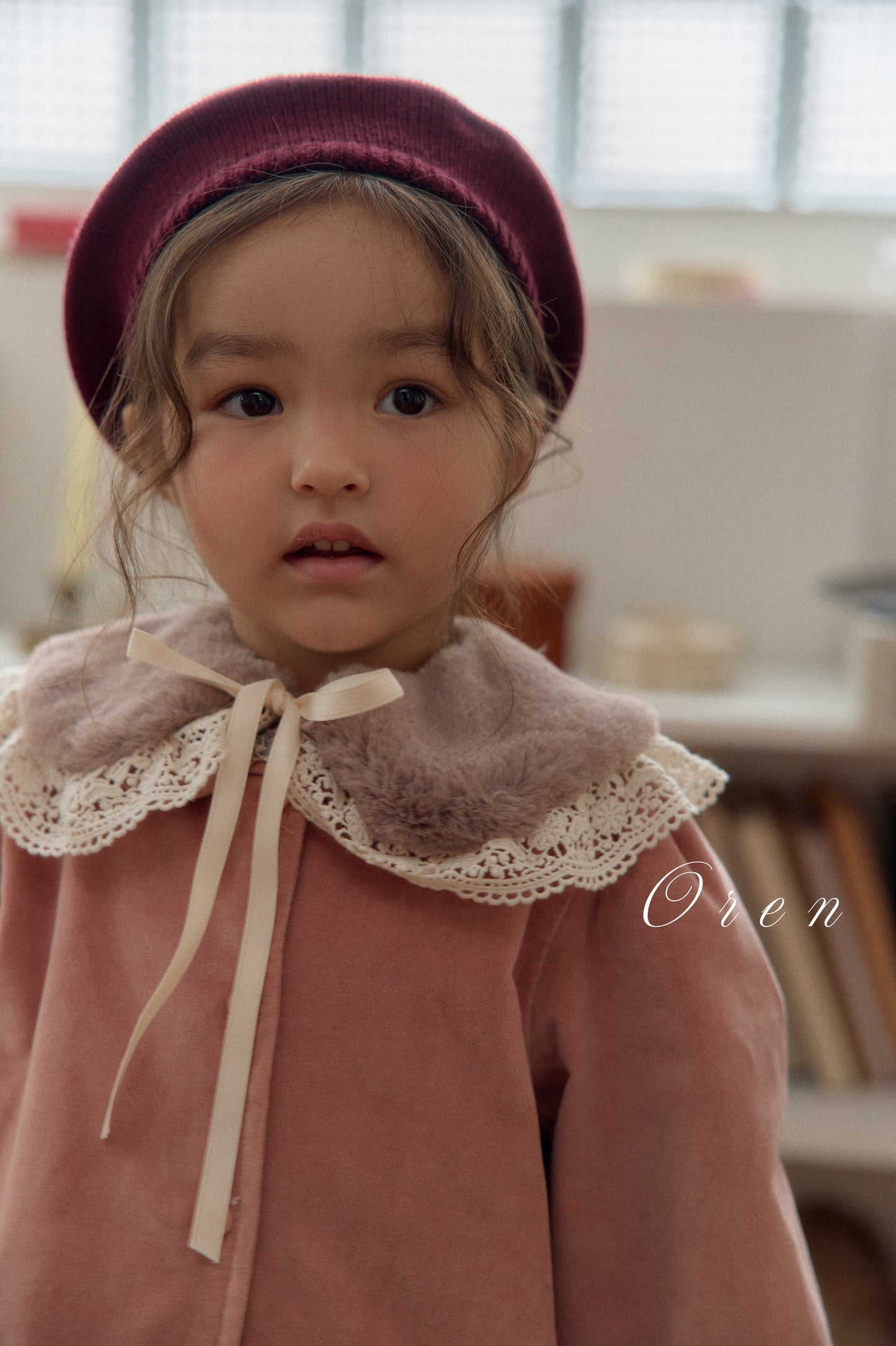 韓國童裝 25秋冬 | OR25402 Fur Cape