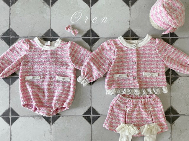 韓國童裝 25秋 | OR25311 Tweed Collection - Baby Suit