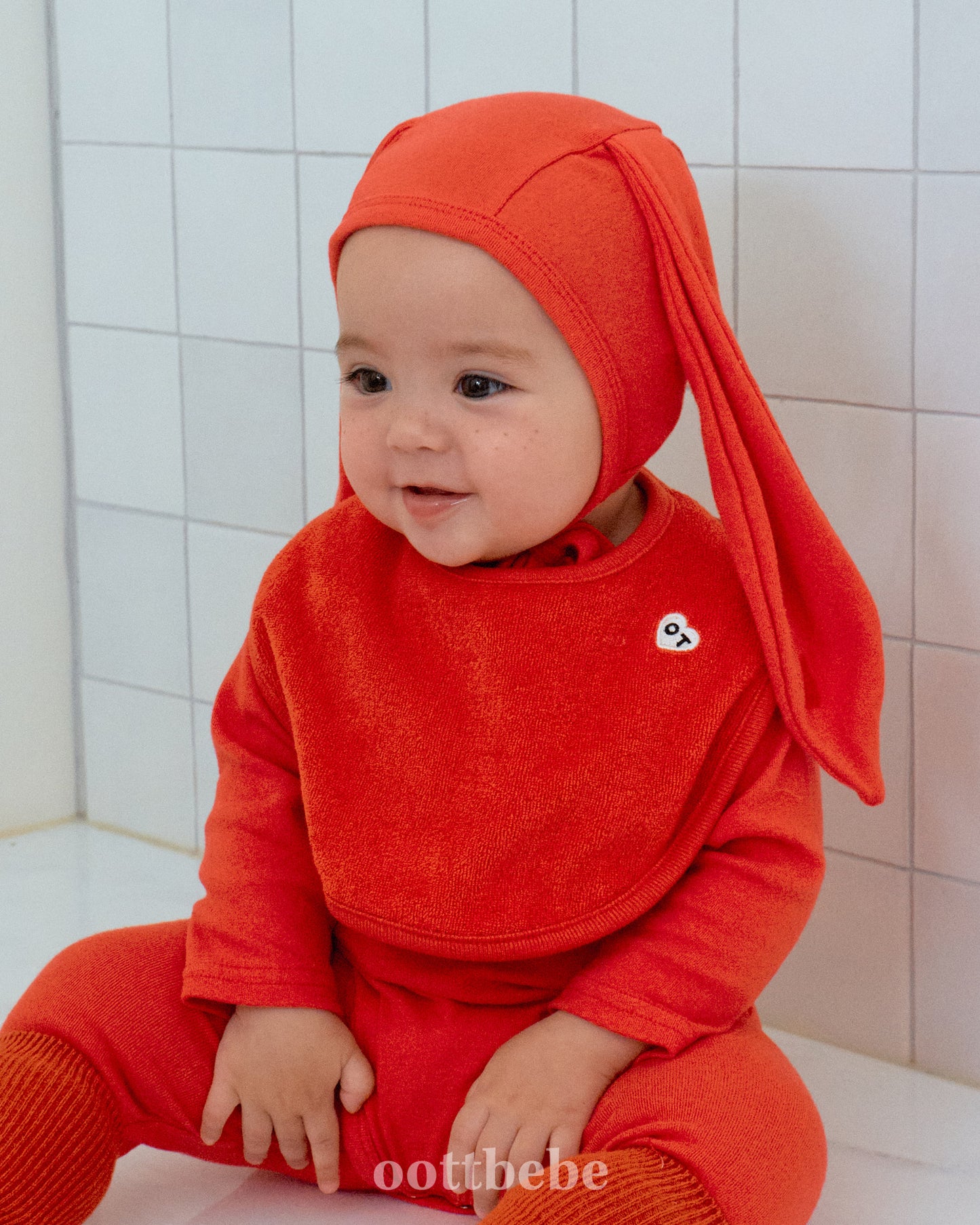 韓國童裝 | OT25314 Rainbow Baby Bib