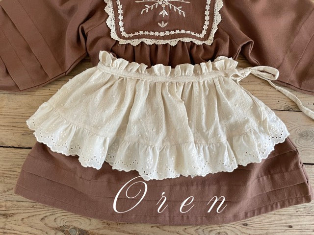 韓國童裝 25秋 | OR25338 Lace Apron