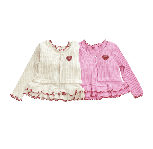 韓國童裝 26春 | SE19 愛心外套組 (90~130cm)