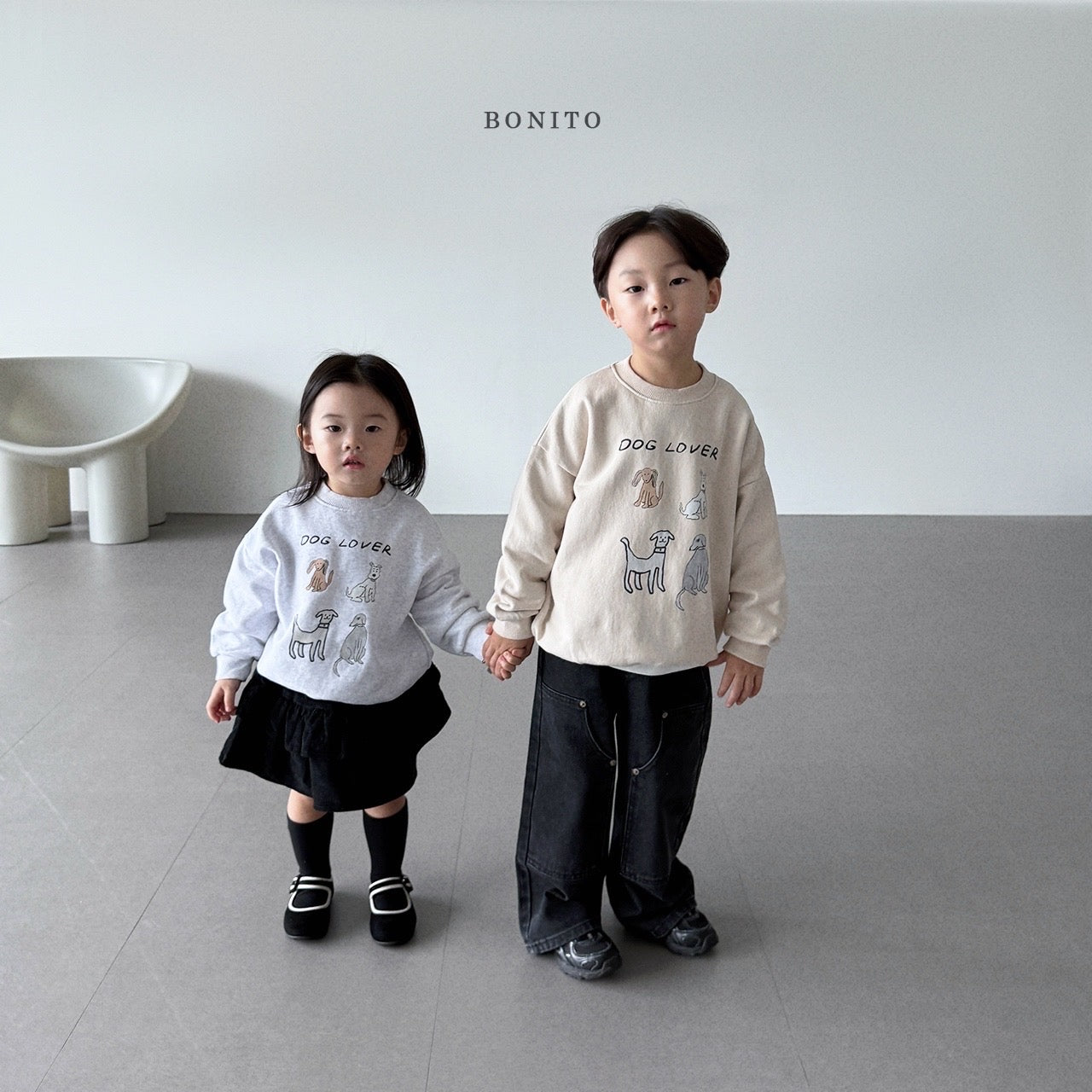 韓國童裝 25秋| BT25318 DOG LOVE MTM (70-140CM)