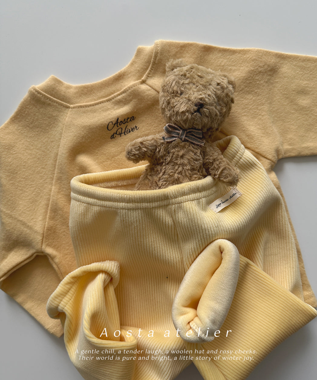 韓國童裝 25秋冬 | AO2565 Warm Leggings