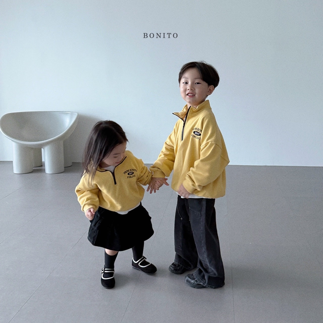 韓國童裝 25秋| BT25330 ZIP UP MTM (70-140CM)